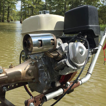 Honda and Clone Exhuast- Stainless Steel- 6.5HP and 8-13HP - Beaver Dam Mud Runners